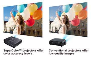 sound clarity and volume performance, as well as comfort. The LightStream Projector PJD5153 boasts a 3,300-lumen lamp with a 20,000:1 contrast ratio with DynamicEco for clearer and brighter images.