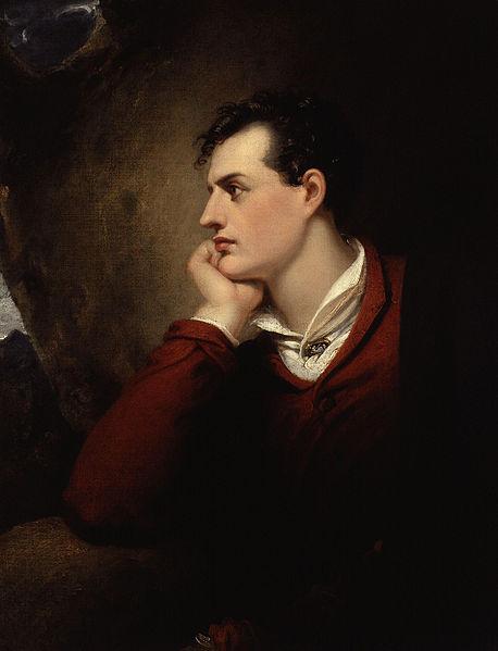 Lord Byron AKA Lord George Gordon Byron Born intelligent, wealthy, handsome, and lame (had a clubbed foot and limp)