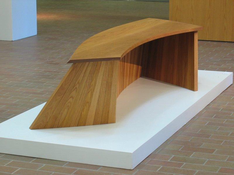The bench form was picked because of its length and its size.
