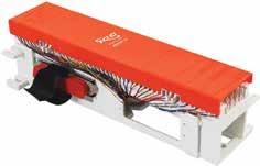 Patch Panels & Cross-Connect 66 Wiring Block Solutions Pre-Wired 66 Wiring Blocks Pre-wired ports Integrated with 89D mounting bracket for wall mounting Includes removable hinged cover IC06626P4C