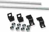 15 J-Bolt Kit 14 Replacement hardware for ladder rack products ICCMSLJB01 5 Runway Rack-to-Wall Kit (1) 5 straight section