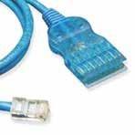 Cords & Cable Assemblies Patch Cords & Accessories 110 to RJ-45 CAT 6 and CAT 5e Patch Cords, T568B Terminated with 110 to RJ-45 patch plugs 4-Pair, 8P8C, wired to T568B Exceeds TIA-568 CAT 6 and