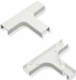 Flat Elbows & Bases Supports left or right turns and includes base for cable management Retail ready packaging, 1 set ICRW11EBxx¹ 3/4 10 sets ICRW12EBxx¹ 1-1/4