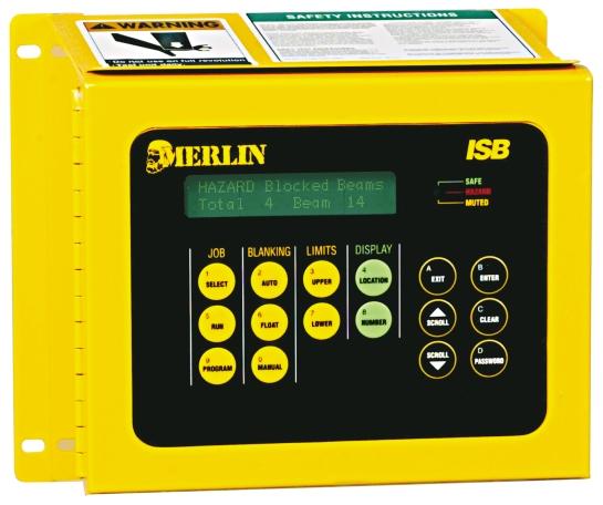 MERLIN 3000 SAFETY FEATURES In addition to its redundent crosschecked microprocessor circuitry and captive contact relays, Merlin 3000 is designed with the following unique safety featues: Password: