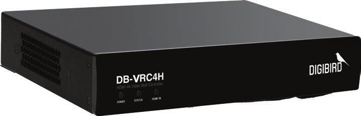 DB-VRC4H 4K HDMI Compact Video Wall Controller with 45 degree screen rotation The DigiBird DB-VRC4H Video Wall Controller is the simplest and most cost-effective solution to build an eyecatching and