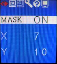 4.1.2.1 Mask Control Mask control compensates for the gaps between monitors by displaying the images slightly larger than the visible screen.