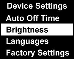 Color scheme The display can be configured as standard (full color) or monochrome for convenient viewing in direct sunlight. Time and Date Time and date can be set using the arrow buttons.