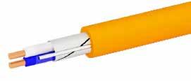 SHIELDED FIRE RESISTANT - Silicone insulation ATOXTEL COMUNICATION CABLES Low smoke, Halogen-free, FE180 / E90 ITALCOND - MADE IN ITALY FIRE RESISTANT CABLES Operating temperature -10 C +70 C Rated