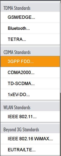 3.1.1 General 3GPP FDD settings (Test Case Wizard) 1.