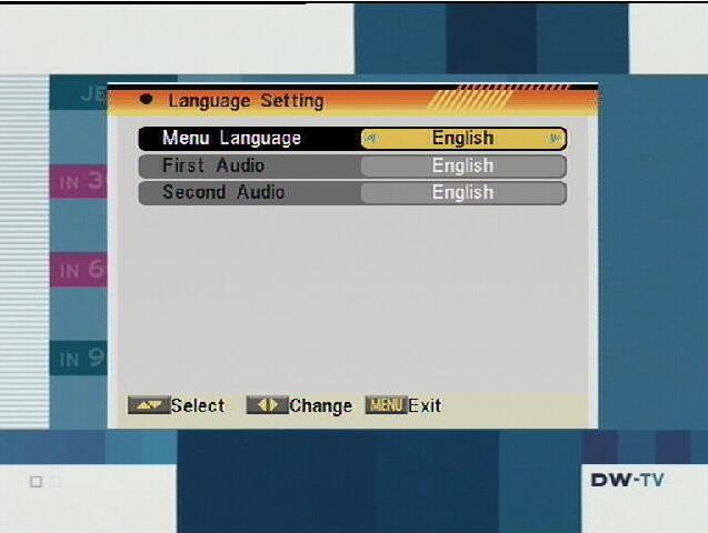 Press [Menu / Exit] to return to the previous menu. 4.6 5. System Setup When you open the System Setup menu, a window as shown beside will open. In System Setup menu: 1.