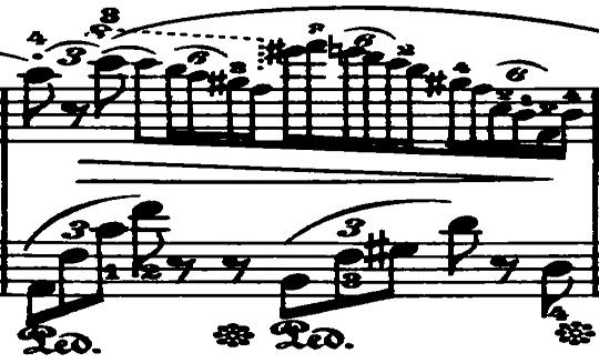 6.11 Ornamentation Group of grace notes: Chopin s melodies are often embellished by group of grace notes, which give the impression of an improvisation.