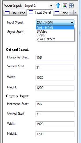 9 PREVIEW WINDOW Shows preview Window of Layouts 10 INPUT CHANNEL SELECTION AND CUSTOMIZATION In this section you can Select Input Channel, Input Signal,