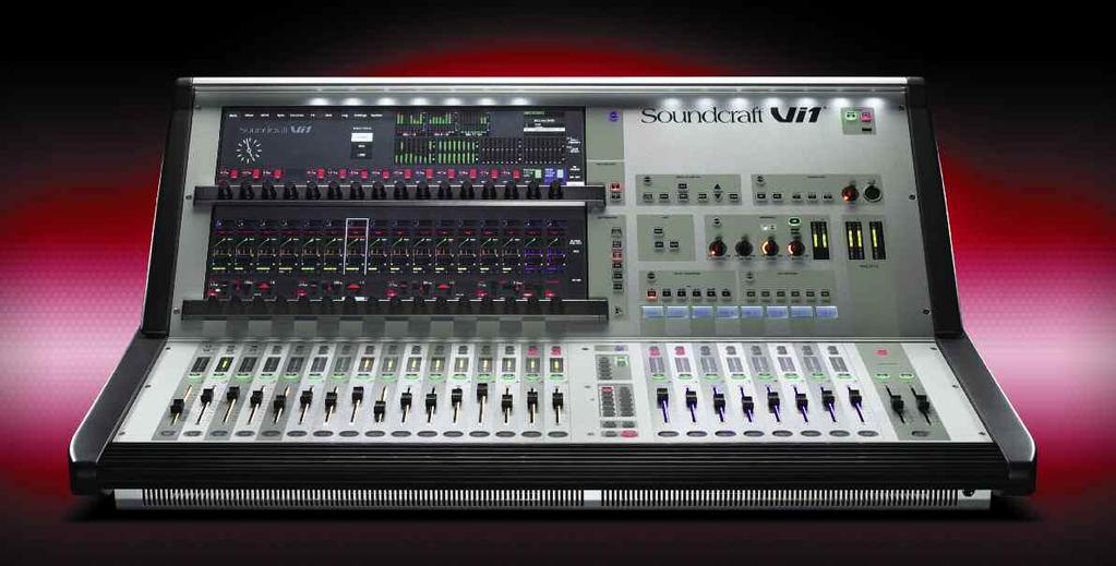 Mixes the show without maxing the budget. The affordable new Vi1 may be the baby of Soundcraft s Vi Series digital live sound console range, but it s fully grown up when it comes to features.