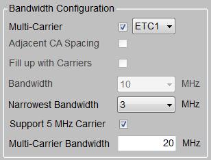 Bandwidth configuration Bandwidth for SC Check Multi-Carrier for MC Fig.