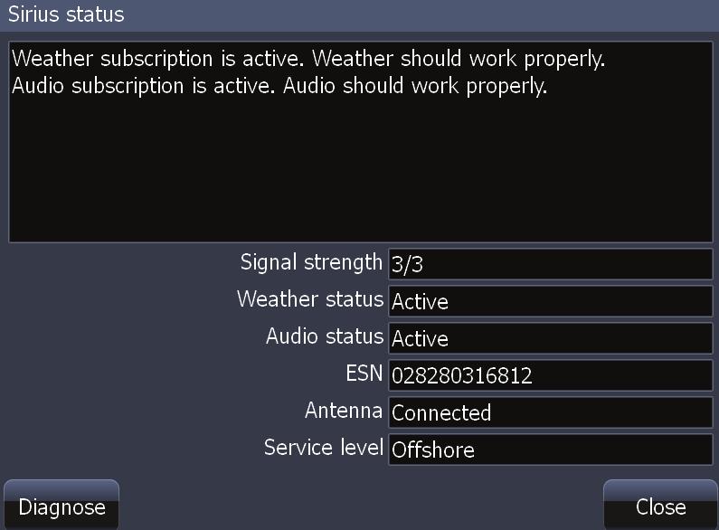 LWX-1 SIRIUS Activation You must have a SIRIUS subscription to use the LWX-1 module. Individual weather and audio subscriptions are available.