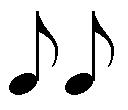 Note Values Most music has a steady beat, and when you find yourself tapping your foot in time to music, you are tapping a beat. The word note in music can refer to a sound as well as a written sign.