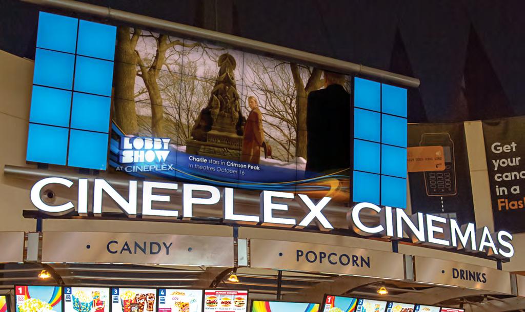 SEE OUR LOBBIES COME TO LIFE AT CINEPLEXMEDIA.