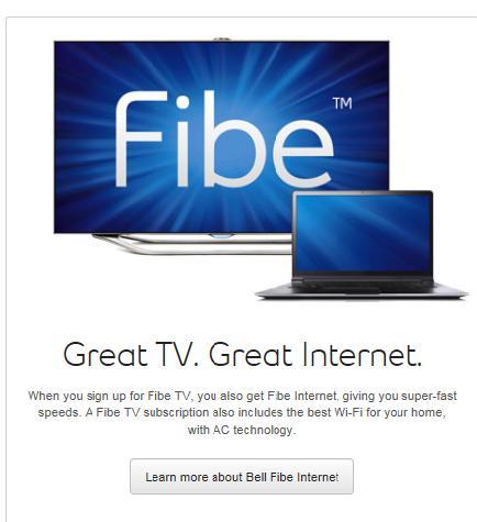 (b) IPTV bundled, inextricably, with Internet Service 15) In at least one case, the case of Bell provisioning CraveTV to Bell subscribers, it appears the provisioning of TV service (Fibe TV) is