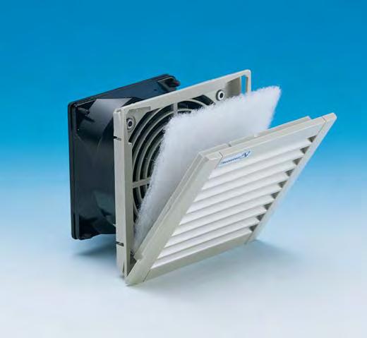 Filterfan PF 1.000 PF 1.000 For versatile incorporation into equipment. Examples are in the medical industry, in EDP equipment, warning and control enclosures and also for low power applications.