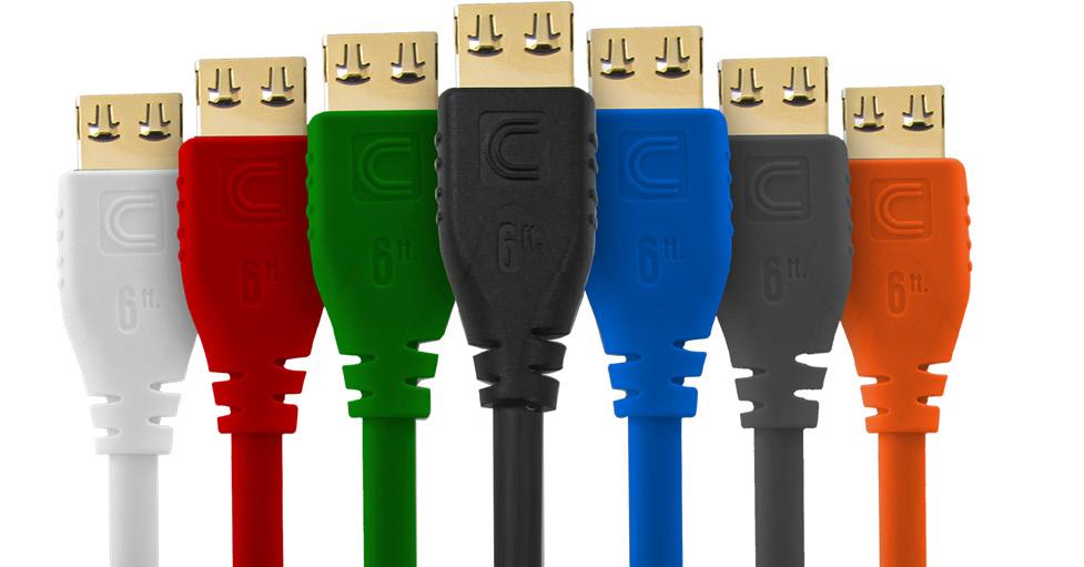 The World s Only Pro AV/IT High Speed HDMI Cables Featuring ProGrip, SureLength Indicators and Color Identification 1 Pro AV/IT High Speed HDMI Cables featuring ProGrip,