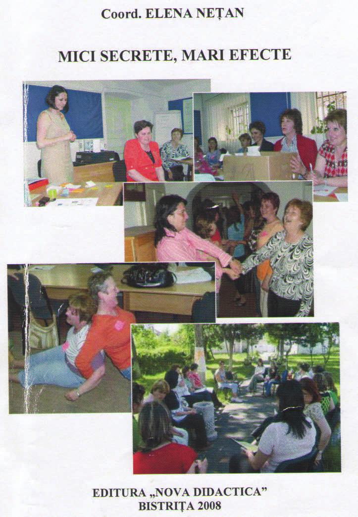 În anul şcolar 2007-2008, echipa CJAP a reuşit să adune într-o culegere o serie de exerciţii de cunoaştere, socializare, energizare,comunicare destinate profesorilor doritori să-şi diversifice
