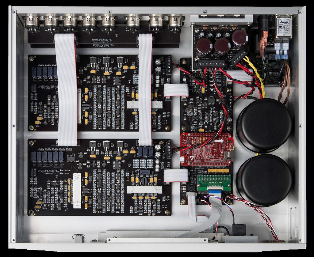 Welcome Basic Design What constitutes a high-performance preamplifier? The feel of the controls? Exotic design? Partially. But there s more to it than that.