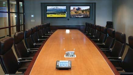 We Integrate the latest Table top technology Custom-designed conference room tables often do not include