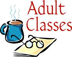 at class - Yoga Class Info Coloring for Adults -