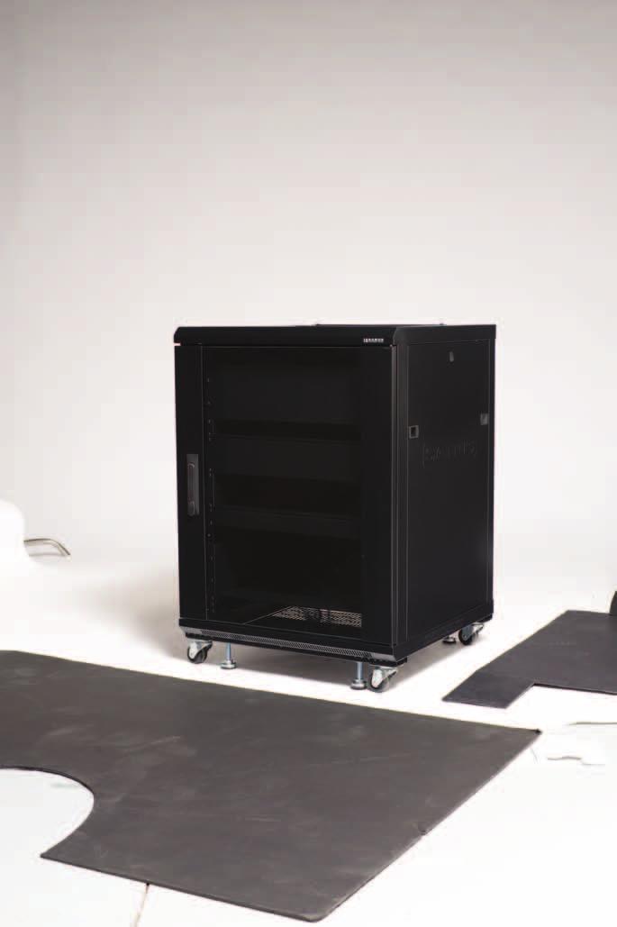 positioning and mobility SANUS COMponent series racks MODEL...CFR5 RACK SPACES...5U WEIGHT CAPACITY.
