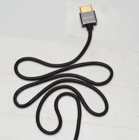 And with ultra-flexible design, the Super Slim HDMI cable, allows ultra-thin TVs to sit almost flush with the wall thanks to the 40% shorter connectors.