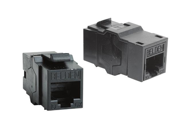 efficiency. Proven modular components are the cornerstone of the system. These include the 10GX Pre-Terminated Cable Assemblies and the 10GX RJ45 Modular Couplers.