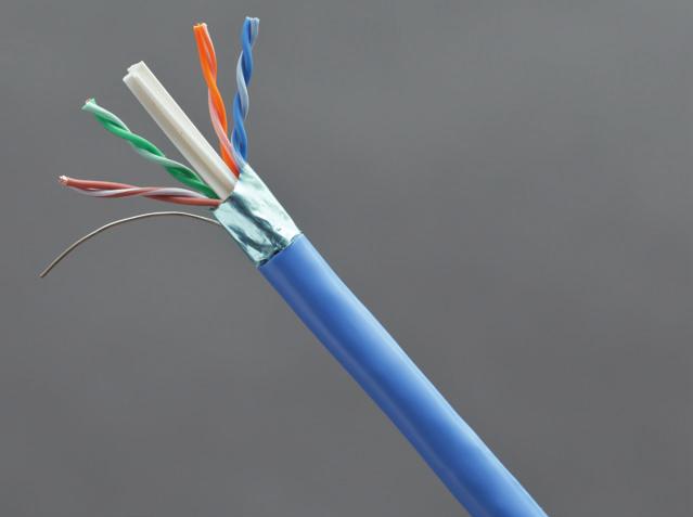 DataTwist 2400 Shielded Cable, Category 6 Nonbonded-Pair DataTwist 2400 Shielded Cable consists of 4-pair F/UTP cables that exceed Category 6 requirements as per ANSI/TIA/EIA-568-C.2. When used as the horizontal cable in the Belden 2400 Shielded System, the channel provides at least 250 MHz of bandwidth.