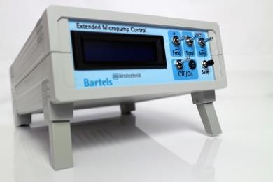 Electronic units for Bartels Micropumps mp-x controller Order code: mp-x Access to the full range of driving parameters. A system for the professional evaluation of the micropumps. 7.