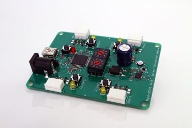 As the supply voltage of the module can be provided via USB (no data interface), just attach it to a USB power supply and start the evaluation. Alternatively it can also be supplied by a 2.