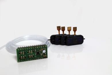 4 micropumps mp6-pi 1 mp6-quadeva board 1 mini-usb-cable & power supply mp6-pi-quadeva Set mp6-pi-quadoem