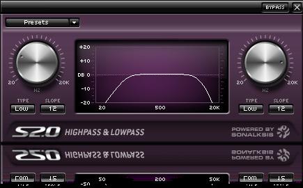 Highpass & Lowpass Filter Introduction The Sonalksis Filter is an adaptive resonance multimode filter.