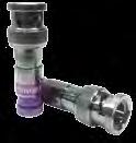 F-Conn RGB/Mini Coaxial Compression Connectors INDUSTRY USE: COMMERCIAL PROFESSIONAL A/V SECURITY Available in two sizes: CPLCCT-SLM CPSNSCT-596 RG15 (22-24 AWG), purple PSA59/6 RG1 (25-26 AWG),