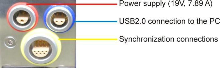 Connections Synchronization Connections (yellow) Pin Signal I/O Limit Description / usage 1 OC Out 1 10mA reserved for future use 2 STAR-07 Cascade OC Out 1 10mA for serializing multiple STAR-07