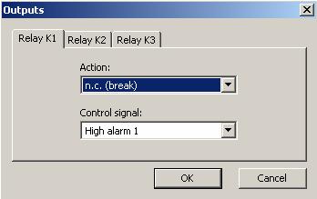 Relay Outputs Screen recorders can be equipped with relay outputs A multiplicity of