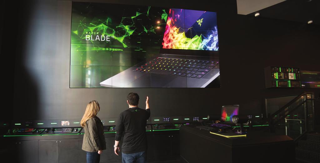 GAMING LEADER LEVERAGES ADVANCED COMMERCIAL DISPLAY TECHNOLOGIES TO TRANSFORM USER EXPERIENCE IN HIGH-PROFILE CALIFORNIA LOCATIONS GOAL Razer Inc.