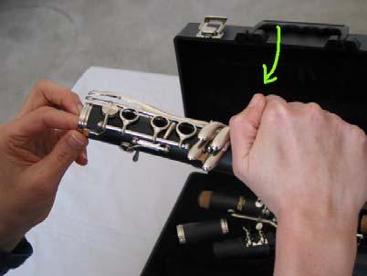 need to be sanded down at a repair shop. This is not a big job; a repair tech can do it for you while you wait. Clarinet joints should not be too loose either.