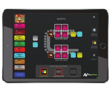 This exclusive control system is custom designed specifically for AVPro Edge s Cloud 9 Matrix, allowing you