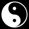 vice versa. The curve where yin meets yang can be considered as a wave function or potential spiral depending on the spin of the circle encompassing yin and yang (see Jou 1980:80).