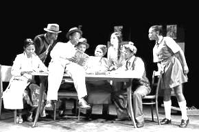 Dramatic Arts 7 DBE/November 2014 SOURCE B Ensemble cast of Sophiatown, the play 3.3 Explain what is happening in SOURCE B. Use your knowledge of the play text to motivate your answer. (2) 3.