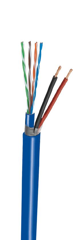 Video Security Networking Cables - Multipurpose Installation (LSZH jacket) CAVEL code VS 540-205 -210 Category 5e U/UTP Construction 4x2x AWG24/1 CONSTRUCTION DATA Electric Leads Conductors dia.