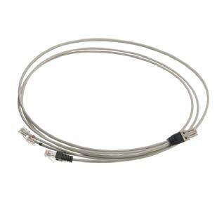 LANmark-7 Splitter Cords Patch cords to allow application sharing with GG45 Up to 4 applications simultaneously Compatible with ISO 11801 Compatible with ISO 15018 draft Description Application