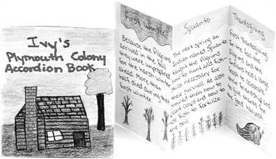 Students can begin this activity in class and finish it for homework. When they have completed their accordion books, have students insert them into their pocket pages.