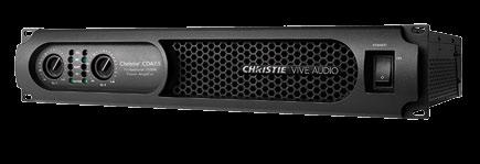Christie exclusive ribbon driver line arrays Why not make every seat in the house, the best seat? It s easy with Christie Vive Audio.