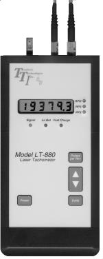 LT-880 Front Panel Controls The front panel controls are quite simple. The Power switch alternately energizes and de-energizes the unit.
