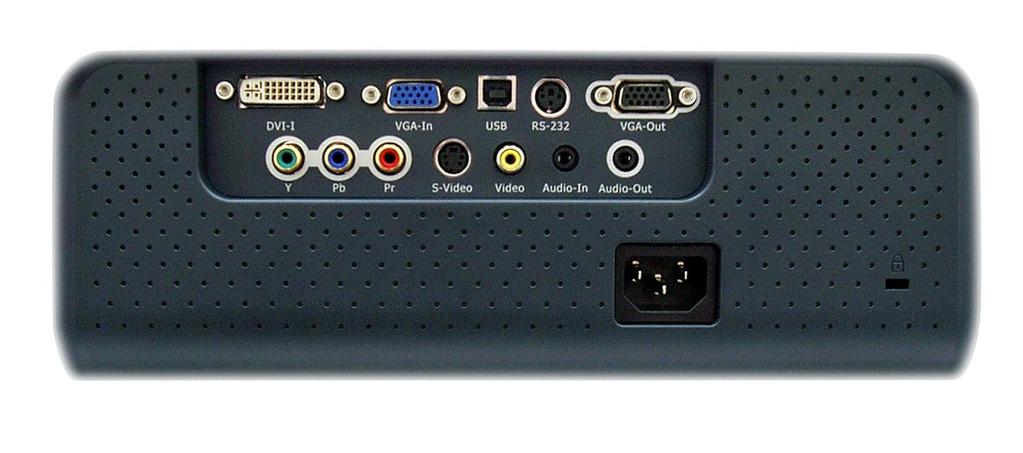 Introduction Connection Ports 1 2 3 4 5 6 7 8 9 11 10 12 1. DVI-I Input Connector (PC Digital and Analog signal/hdtv/ HDCP/Component Video Input ) 2.